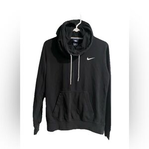 NIKE womens Pullover Black Cowl
Neck Hoodie Size M White
Drawstrings & Swoosh